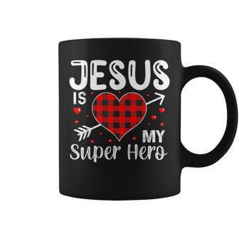 Jesus Is My Superhero Cute Powerful Christian Coffee Mug | Mazezy
