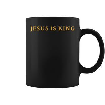 Jesus Is King Christian Faith Coffee Mug - Thegiftio UK