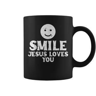 Jesus Loves Christ God Inspirational Christian Women Coffee Mug | Mazezy