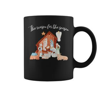 Jesus Is The Reason For The Season Christmas Coffee Mug | Mazezy