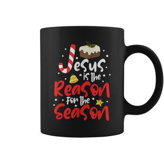 Jesus Is The Reason For The Season Christmas Holiday Coffee Mug | Mazezy AU
