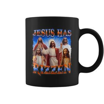 Jesus Has Rizzen Christian Quote For Religion Lovers Coffee Mug - Seseable