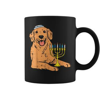 Jewish Golden Retriever Dog Hanukkah Pajamas Chanukah Pjs Coffee Mug | Mazezy DE
