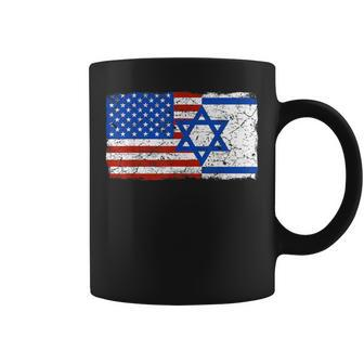 Jewish Israeli American Jew Flag Israel America Usa Coffee Mug - Thegiftio UK