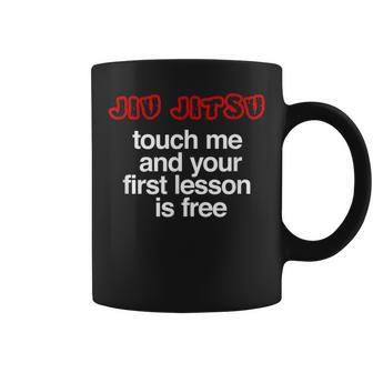 Jiu Jitsu Brazillian First Lesson T Coffee Mug | Mazezy UK