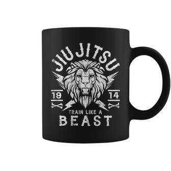 Jiu Jitsu T Brazilian Jiu Jitsu Back Print Coffee Mug | Mazezy