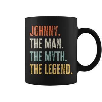 Johnny The Best Man Myth Legend Funny Best Name Johnny Coffee Mug | Mazezy