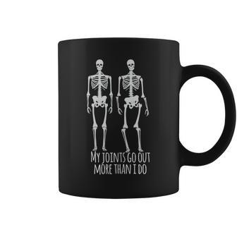 Joints Go Out More Than I Do Eds Ehlers-Danlos Syndrome Coffee Mug - Thegiftio UK