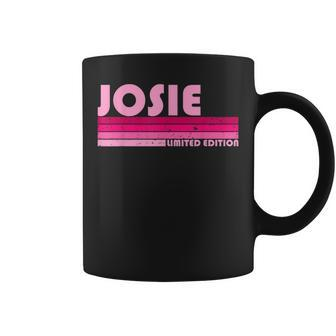 Josie Name Personalized Retro Vintage 80S 90S Birthday Coffee Mug