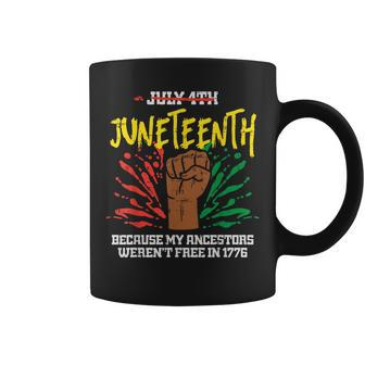 July 4Th Junenth African Black Fist 1865 Men Women Kids Coffee Mug | Mazezy