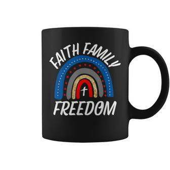 July 4Th Women’S Patriotic Faith Family Freedom American Coffee Mug | Mazezy