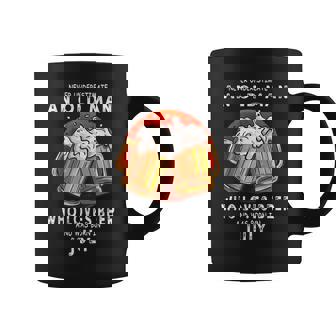 July Never Underestimate An Old Man Who Loves Beer Coffee Mug - Seseable