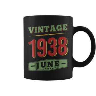 June 1938 80 Years Old 80Th Birthday Gifts Coffee Mug | Mazezy AU