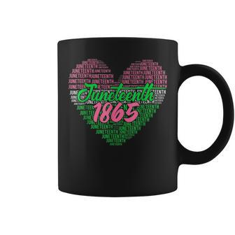 Junenth 1865 Aka Love Heart Coffee Mug | Mazezy