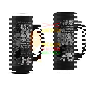 Junenth 1865 Freedom Day Afro Black King Fathers Day Coffee Mug | Mazezy
