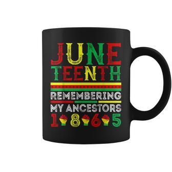 Junenth 1865 Remembering My Ancestors Junenth Coffee Mug | Mazezy DE