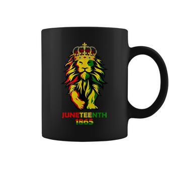 Junenth African American Black Lion 1865 King Gifts Coffee Mug | Mazezy