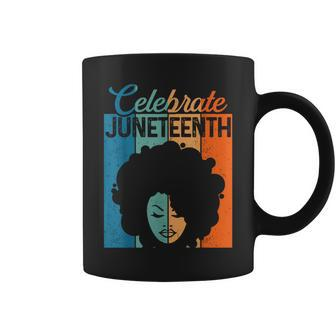 Junenth Afro Black Women 1865 Independence Day Coffee Mug | Mazezy CA