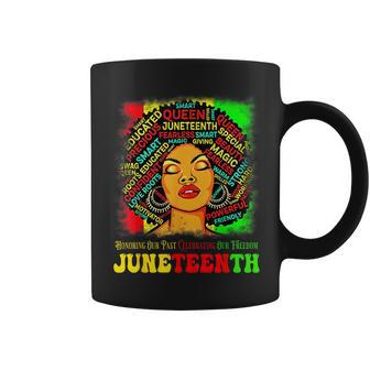 Junenth Black Queen Freedom Day African American Coffee Mug - Seseable