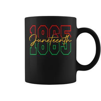 Junenth Celebrate Black Freedom 1865 History Month Freedom Funny Gifts Coffee Mug | Mazezy