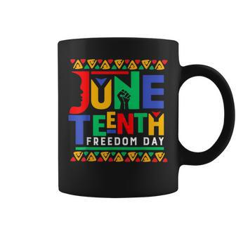 Junenth Celebrate Black Freedom Funny Women Men Outfit Coffee Mug | Mazezy