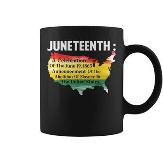 Junenth Celebrates Black Freedom African American History Coffee Mug - Thegiftio UK