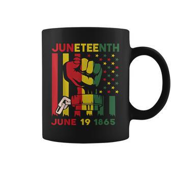 Junenth Celebrating Black Freedom 1865 African American Coffee Mug | Mazezy