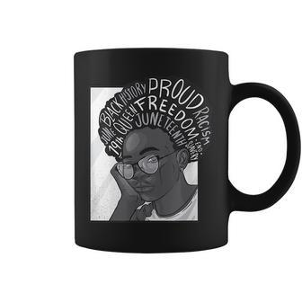 Junenth Celebrating Black Freedom 1865 - African American Coffee Mug | Mazezy