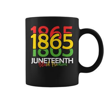 Junenth Celebrating Black Freedom 1865 Men Women African Coffee Mug | Mazezy
