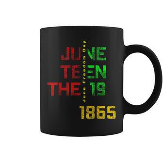 Junenth Celebrating Black Freedom Day 1865 Afro American Freedom Funny Gifts Coffee Mug | Mazezy