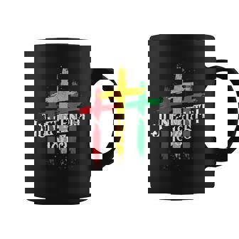 Junenth Cross Christian African Black Freedom Day 1865 Coffee Mug | Mazezy