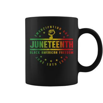 Junenth Emancipation Black American Freedom Black Pride Coffee Mug | Mazezy