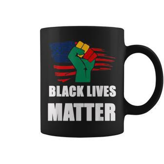 Junenth Fist Black Lives Matter Fist 4Th Of July Coffee Mug | Mazezy