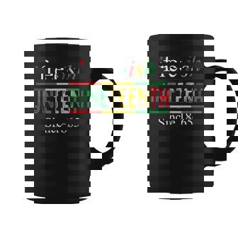Junenth Free-Ish Since 1865 Celebrate Black Freedom Pride Coffee Mug - Seseable