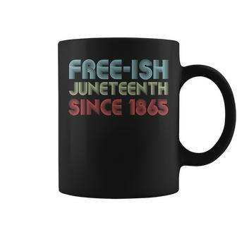 Junenth Freeish Af Since 1865 Ancestor Ally Retro Rainbow Coffee Mug | Mazezy
