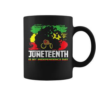 Junenth Is My Independence Day - Black Girl Black Queen Coffee Mug - Thegiftio UK