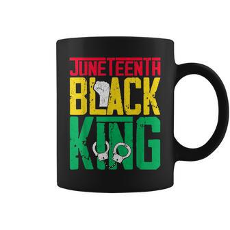 Junenth Is My Independence Day Black King Fathers Day Coffee Mug | Mazezy