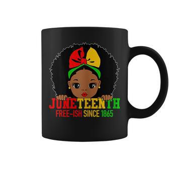 Junenth Is My Independence Day Celebrate Black Girl Kids Coffee Mug | Mazezy