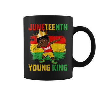 Junenth King Celebrating 1865 Black Boys Kids Toddler Coffee Mug | Mazezy