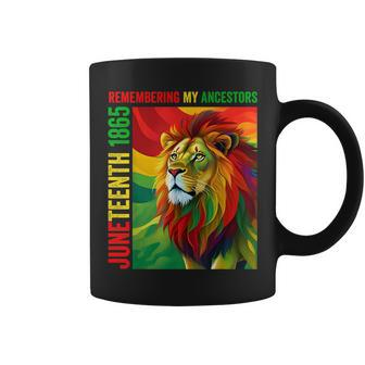 Junenth Lion Remembering My Ancestors 2023 Coffee Mug - Seseable