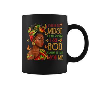 Junenth Outfit Women Flowers Butterfly Even In The Midst Butterfly Funny Designs Funny Gifts Coffee Mug | Mazezy