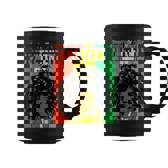 Junenth Women Locd Hair Remebering My Ancestors Coffee Mug | Mazezy