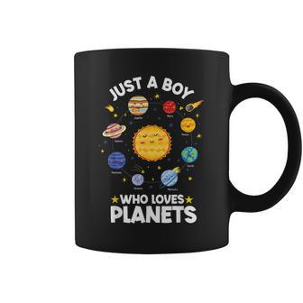 Just A Boy Who Loves Planets & Solar System Space Science Space Funny Gifts Coffee Mug | Mazezy