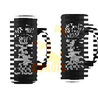 Just A Girl Who Loves Corgis Corgi Dog Corgi Lover Gift Coffee Mug | Mazezy