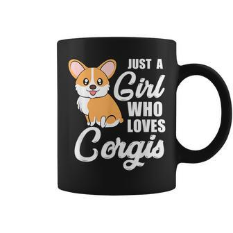 Just A Girl Who Loves Corgis Corgi Mama Coffee Mug | Mazezy