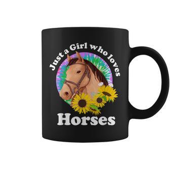 Just A Girl Who Loves Horses Riding Girls For Lover Horse Coffee Mug - Thegiftio