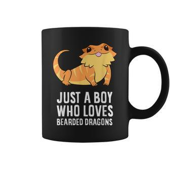 Just A Boy Who Loves Bearded Dragons Coffee Mug | Mazezy CA