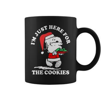 Im Just Here For The Cookies Christmas Coffee Mug - Seseable