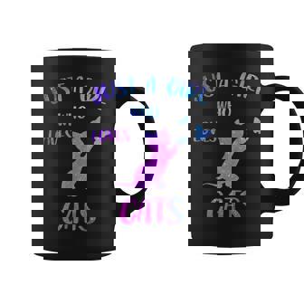 Just A Girl Who Loves Cats Coffee Mug | Mazezy