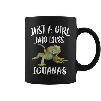 Just A Girl Who Loves Iguanas Reptile Pet Lover Coffee Mug | Mazezy